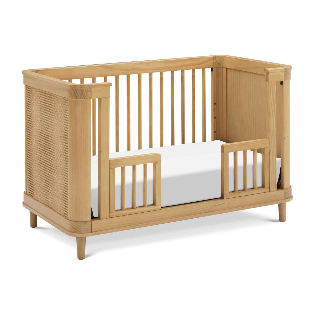 Marin with Cane 3-in-1 Convertible Crib - Honey