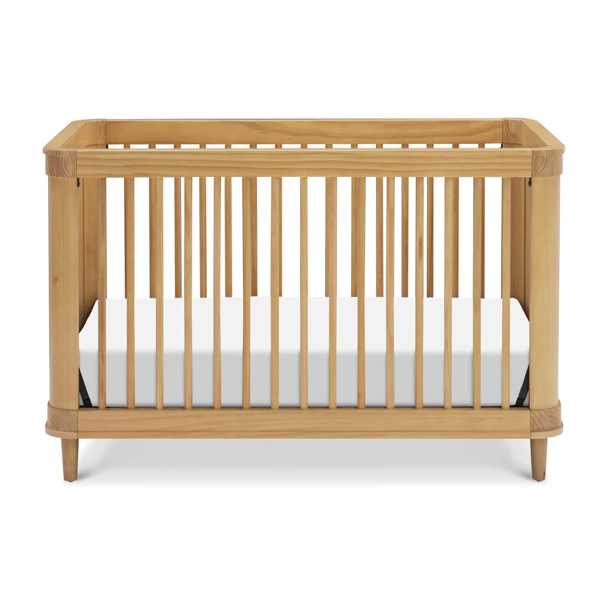 Marin with Cane 3-in-1 Convertible Crib - Honey