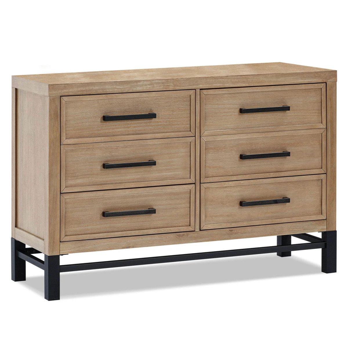 Newbern 6 Drawer Assembled Dresser - Driftwood