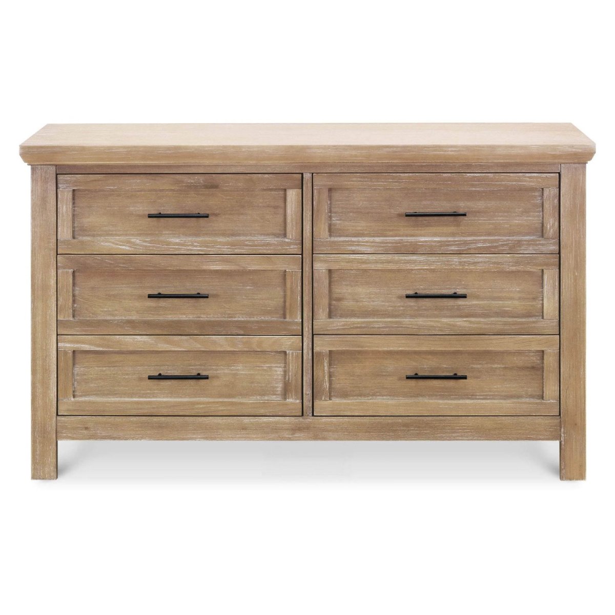 Emory Farmhouse Double Dresser - Driftwood