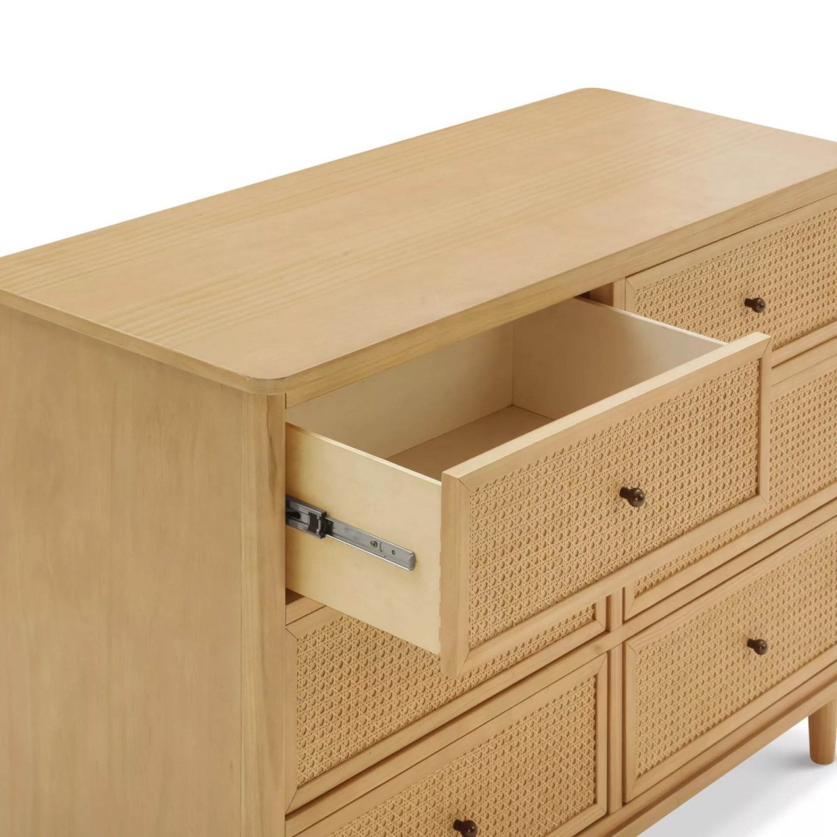 Marin with Cane 6 Drawer - Honey Cane