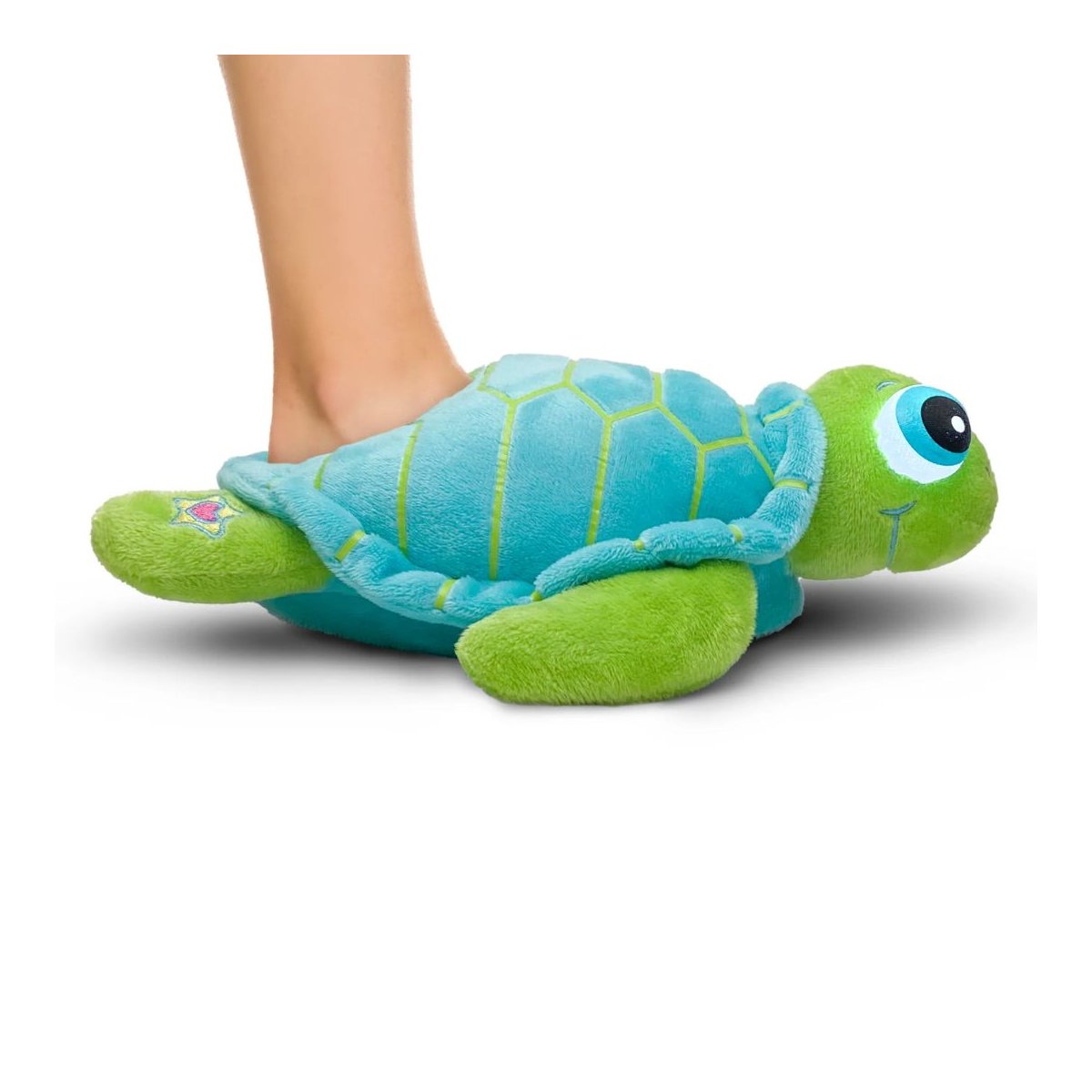 Light-Up Slipper Plush Turtle - Ages 3-7 years