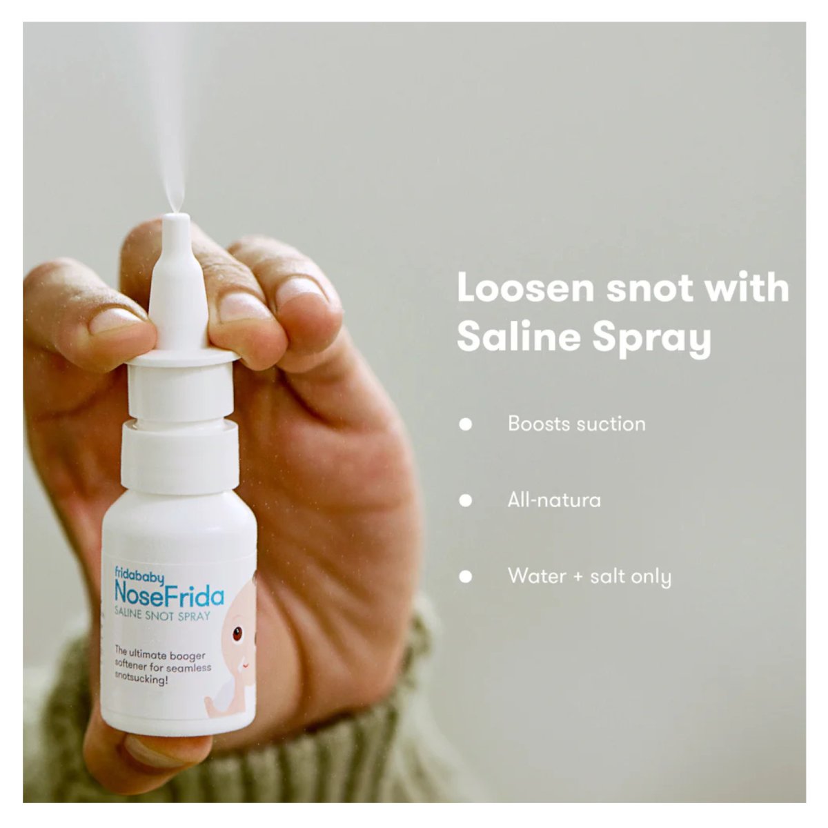 NoseFrida The Snotsucker Saline Kit