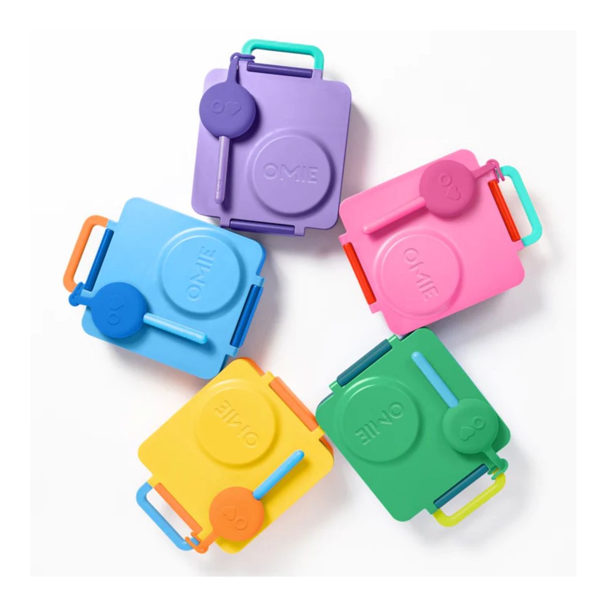 OmiePod Spoon & Fork Set - Mint Green