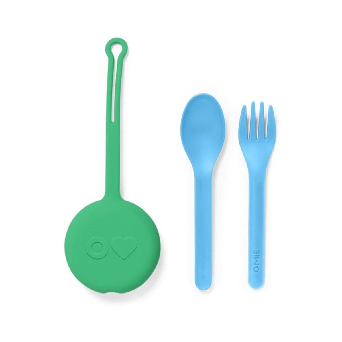OmiePod Spoon & Fork Set - Mint Green