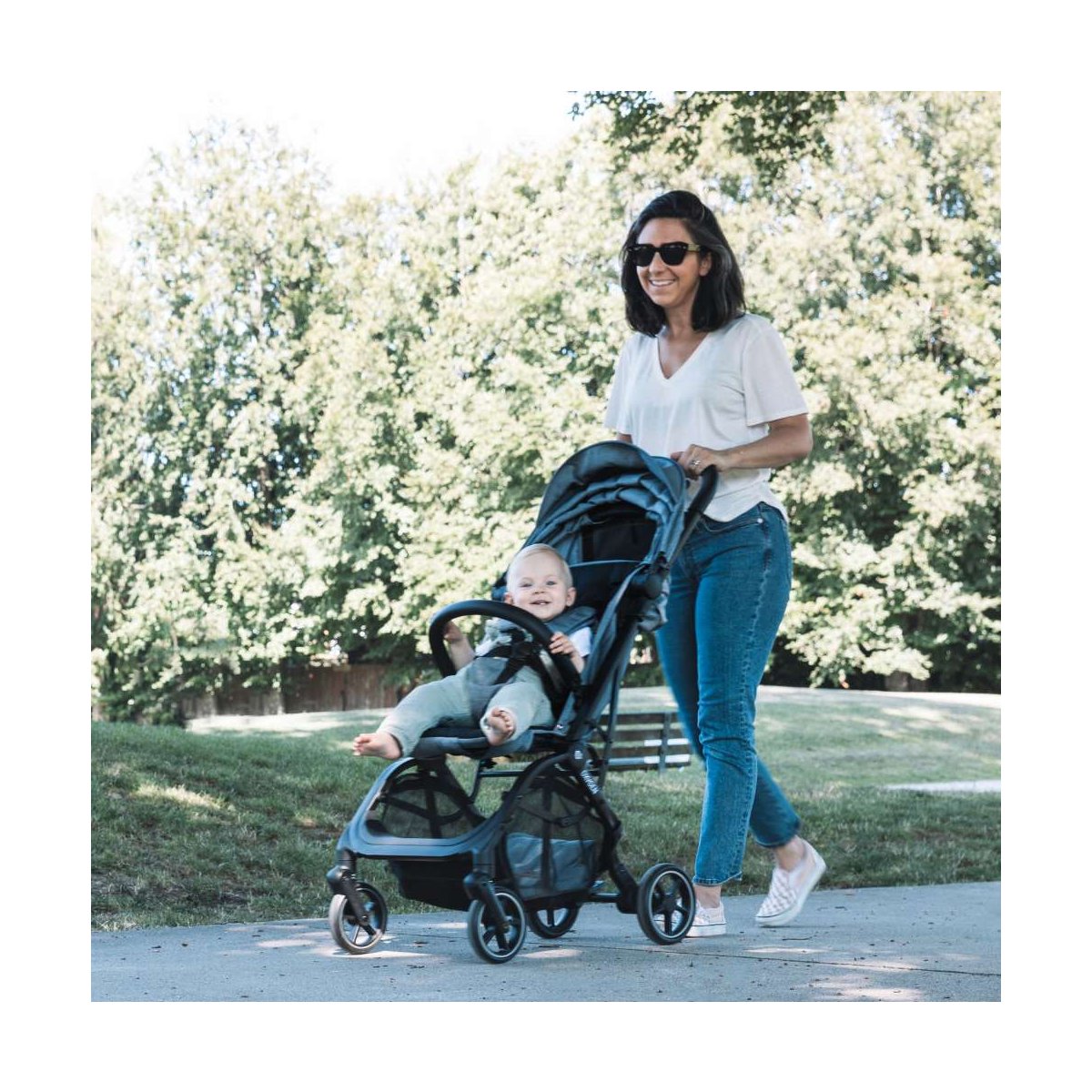 Oxygen V2 Stroller - Tropical Green Floor Model