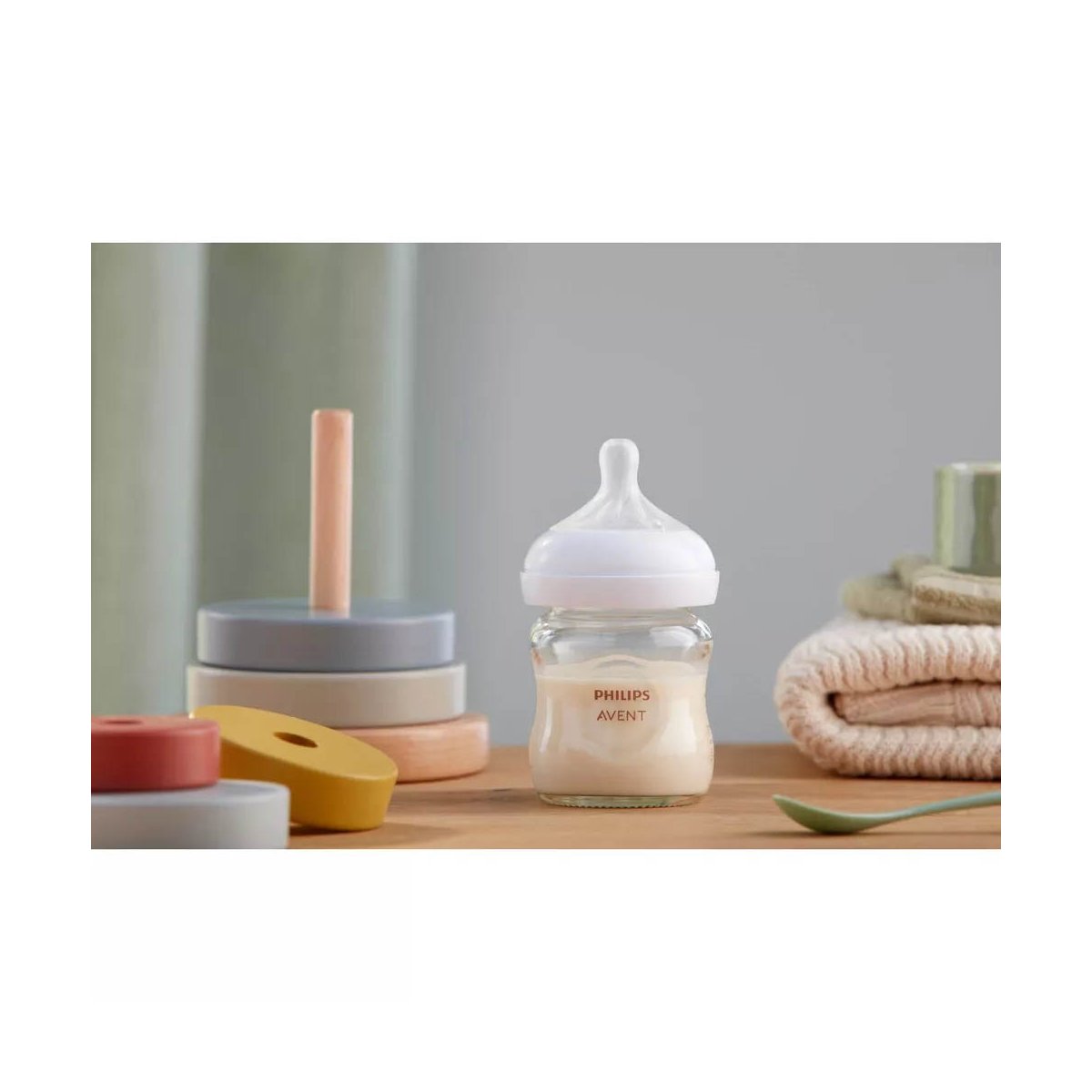 Natural Glass Baby Bottle 4oz