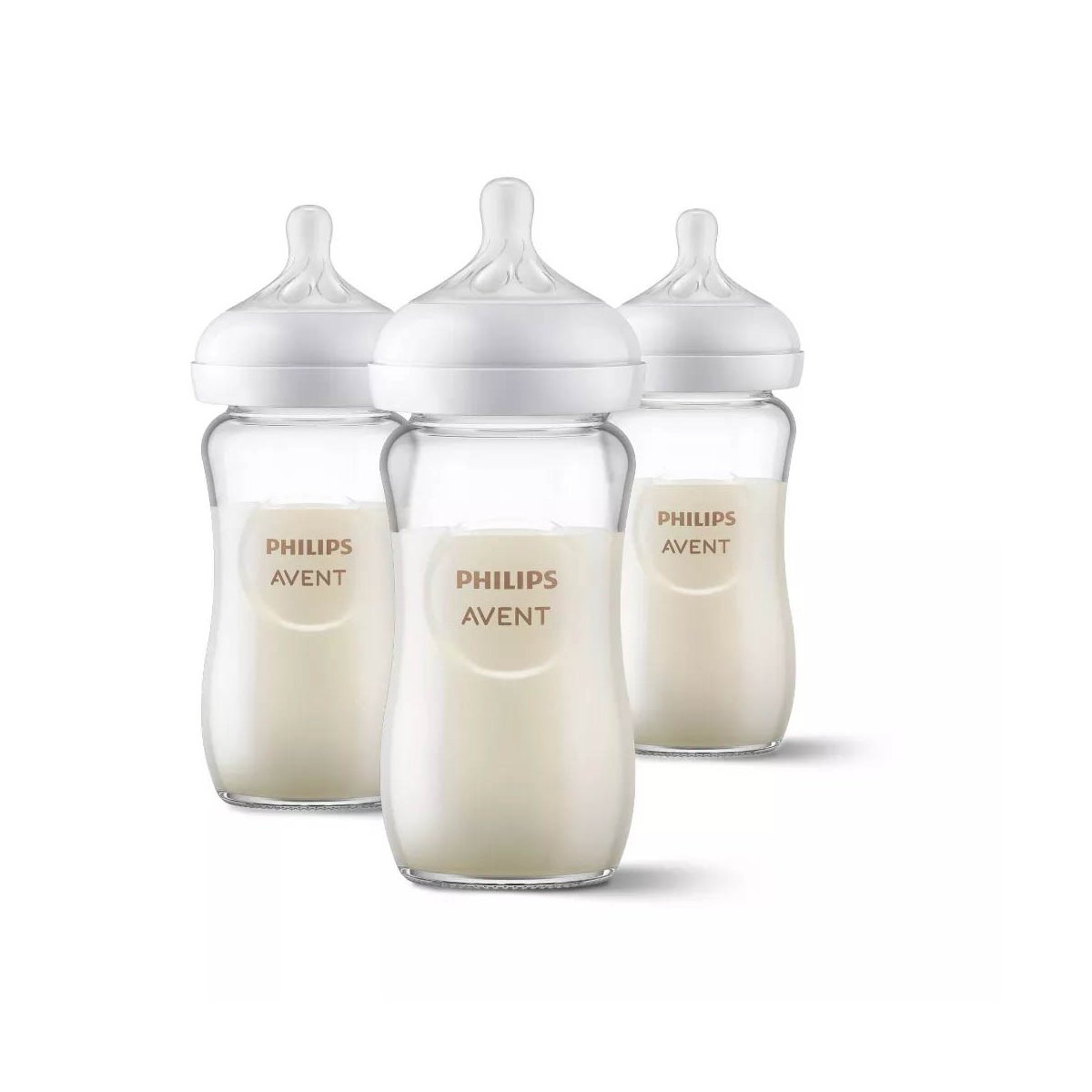 Natural Glass Baby Bottle 8oz 3 pack