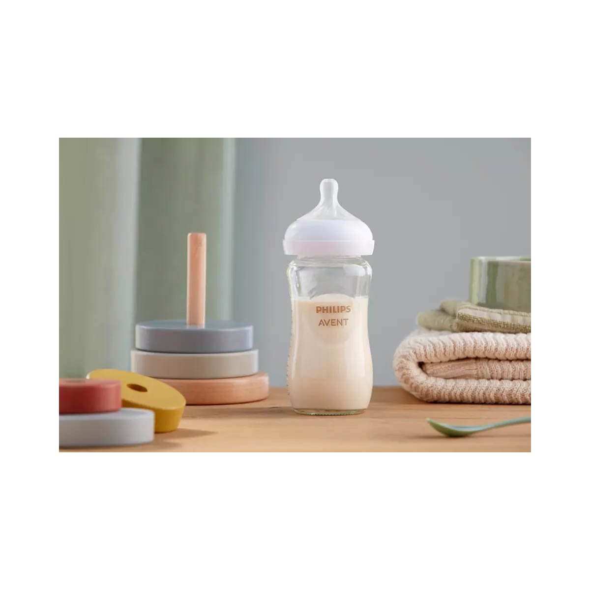 Natural Glass Baby Bottle 8oz 3 pack