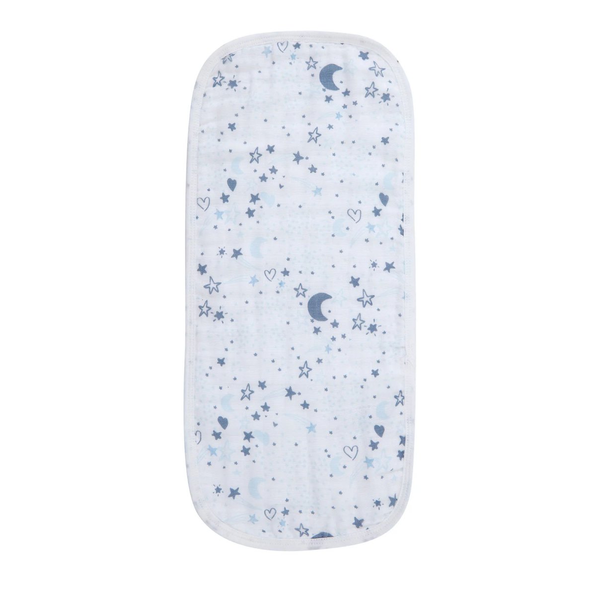 Muslin Burp Cloth 3 Pack - Blue