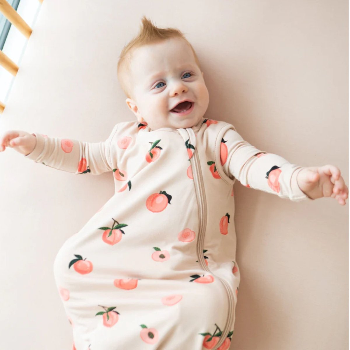 Printed Sleep Bag 0.5 Tog - Peach