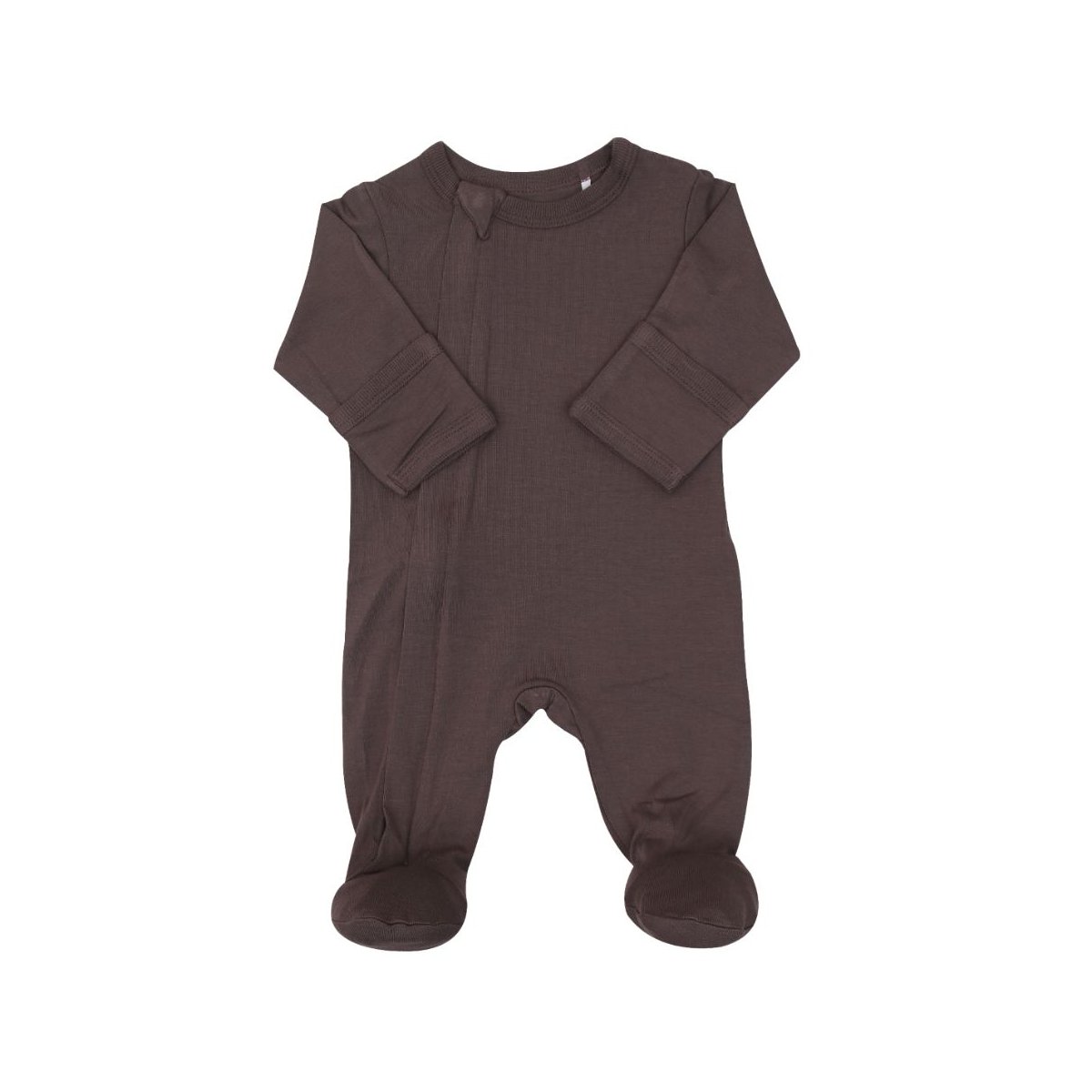 Zipper Footie - Chocolate