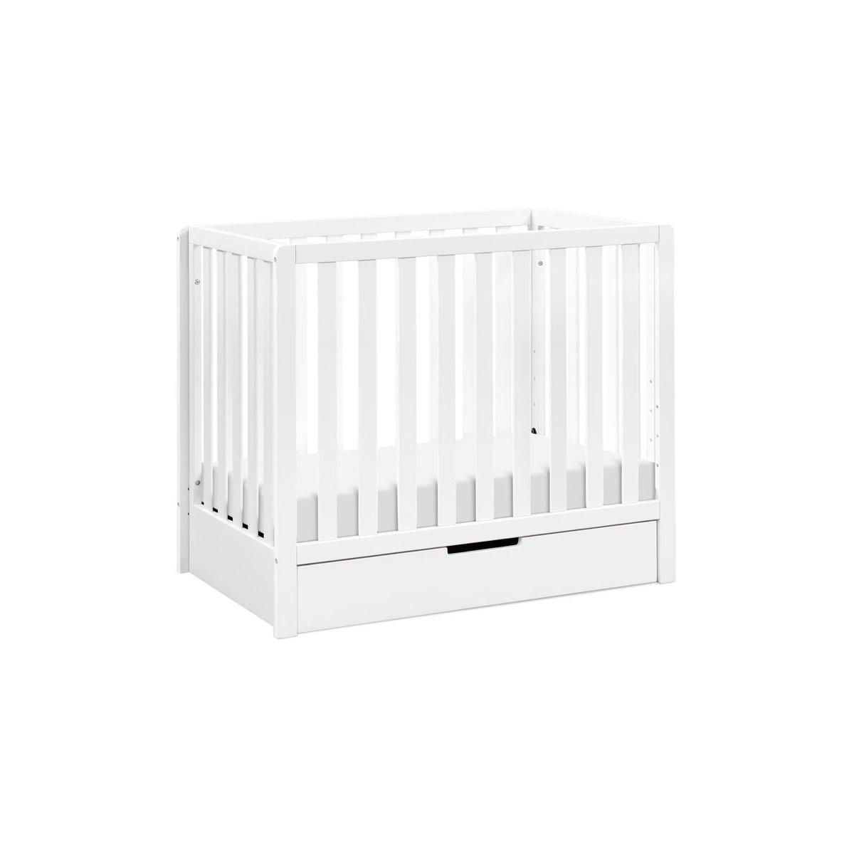 Colby 4 - In - 1 Convertible Mini Crib With Trundle White