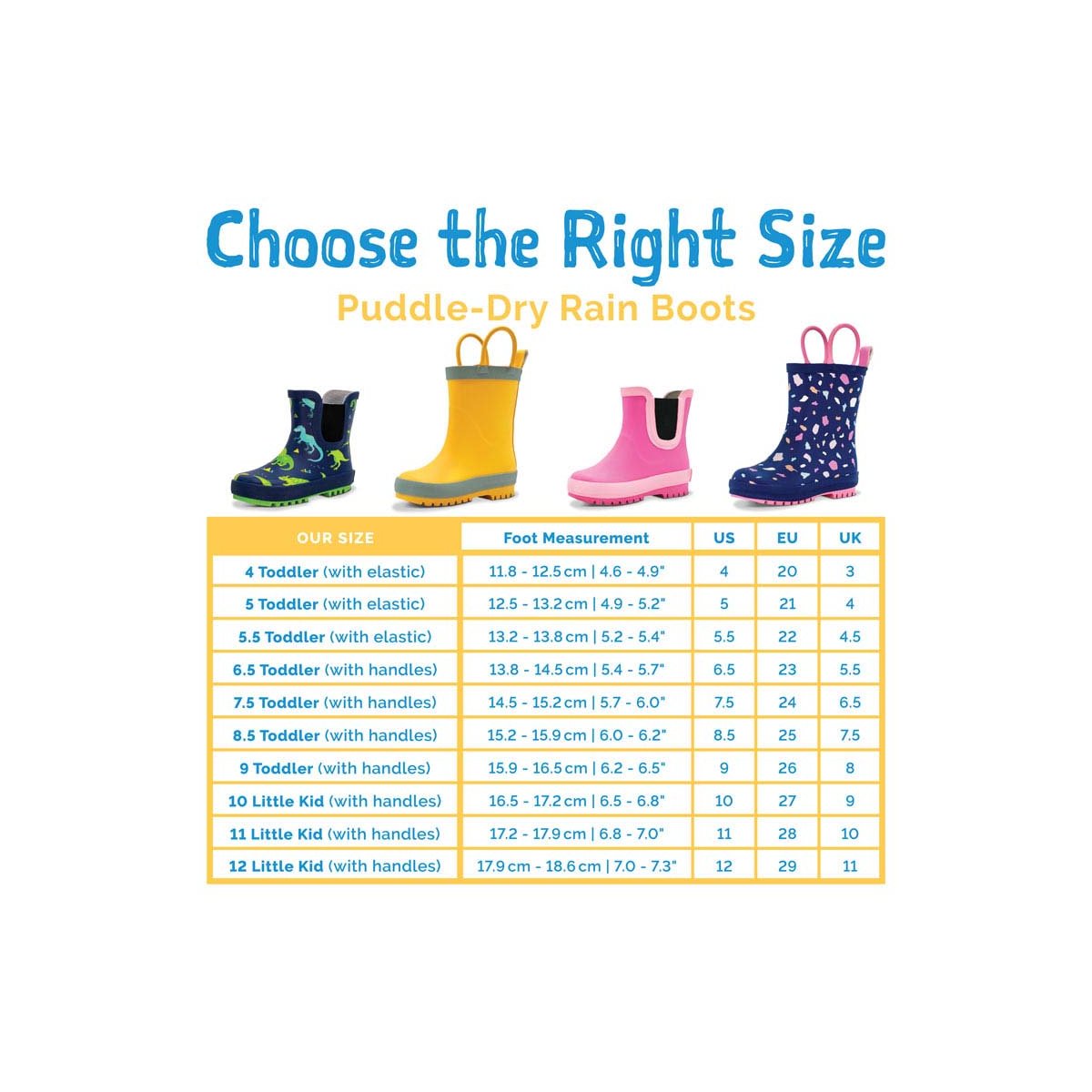 Puddle-Dry Rain Boots - Enchanted