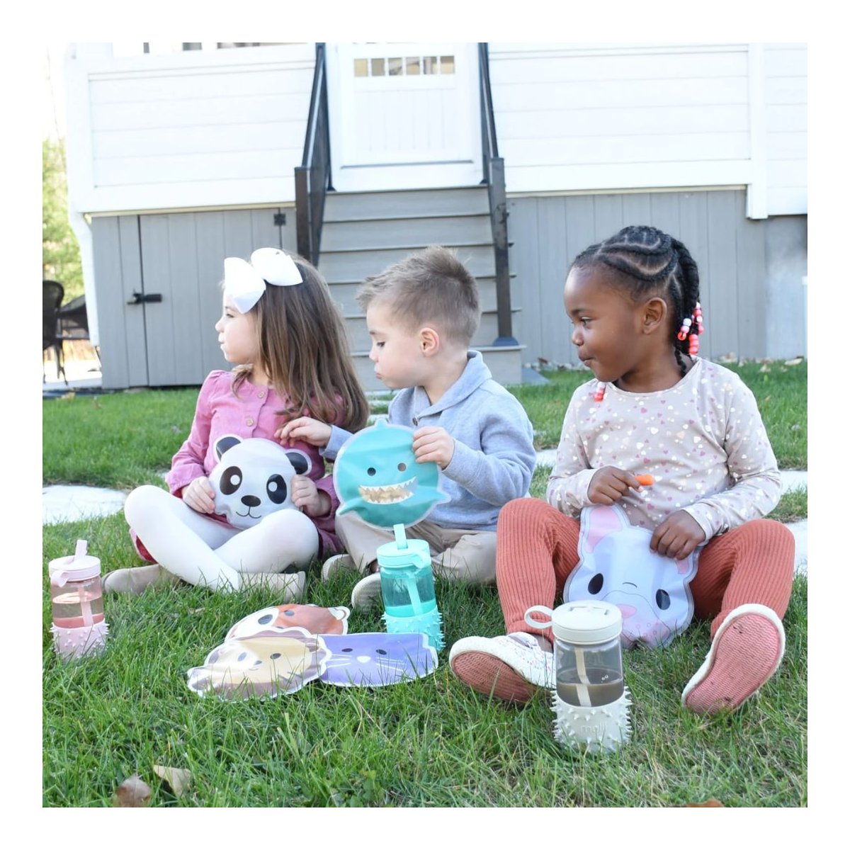 Reusable Animal Snack Bags - 6 Pack