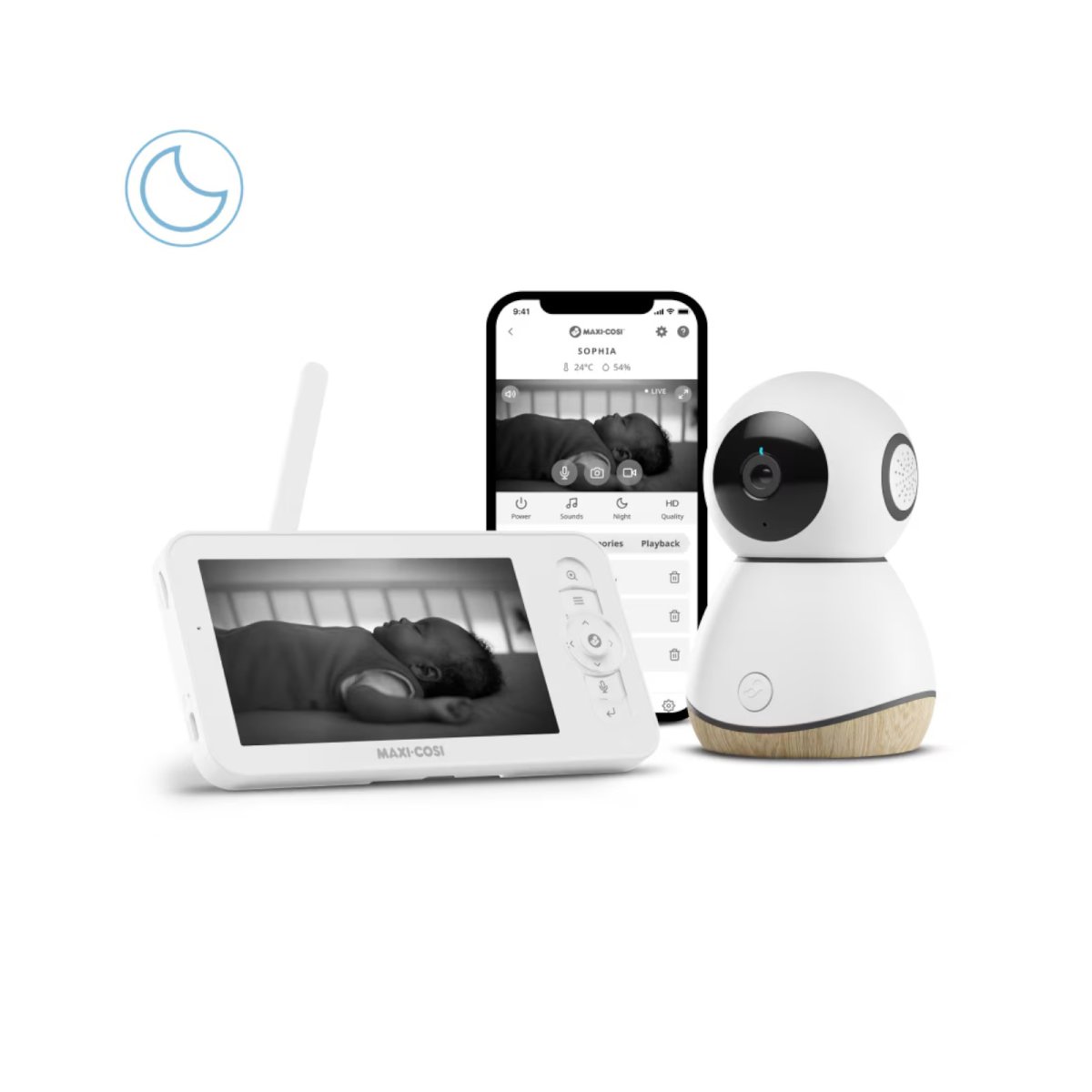 See Pro 360 Baby Monitor with CryAssist Technology