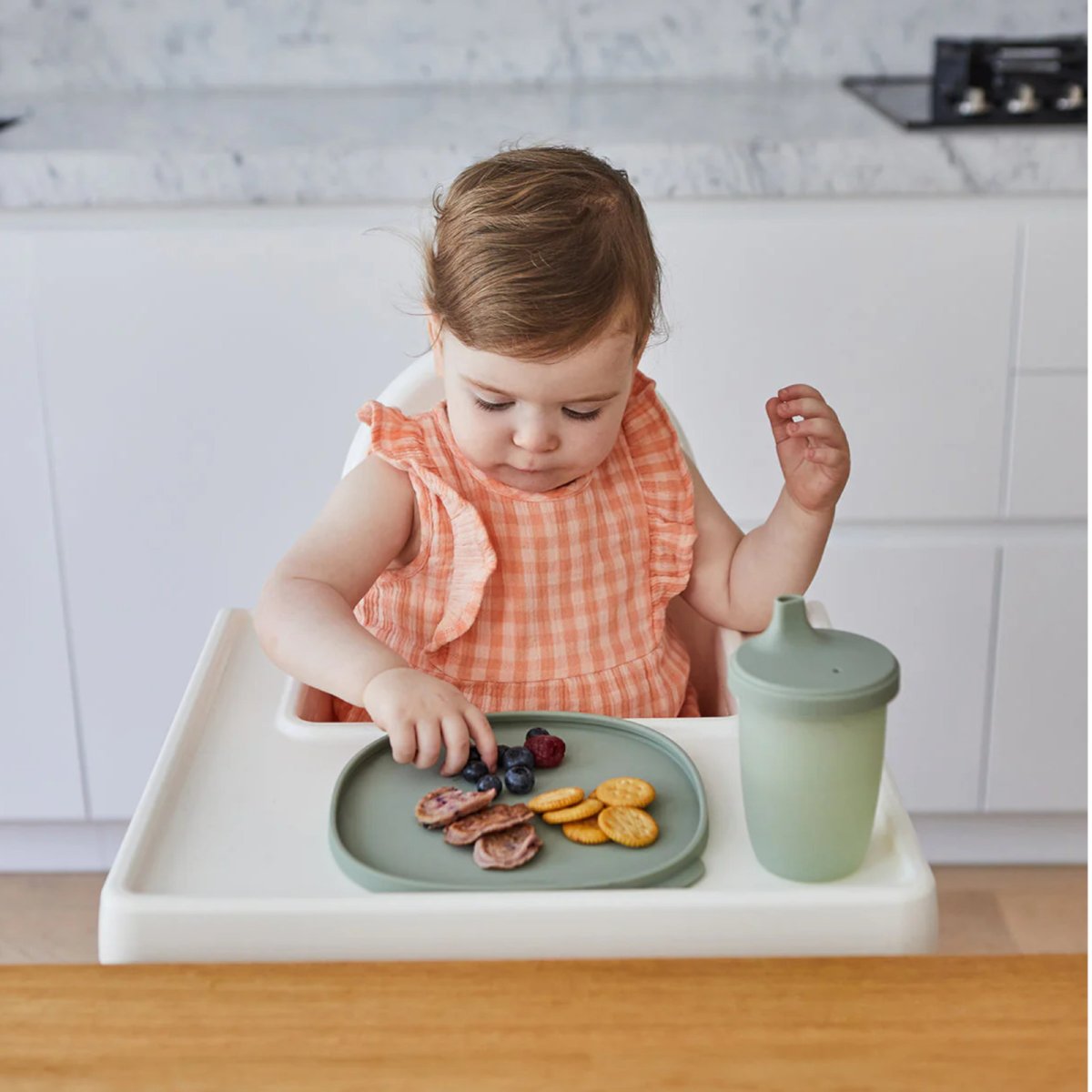 Silicone Spout Cup - Sage