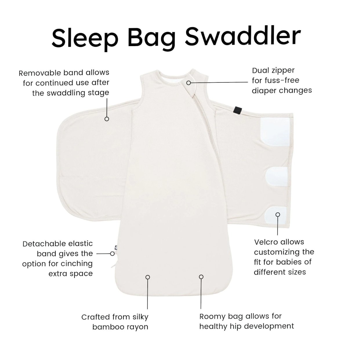 Sleep Bag Swaddler XS- Oat
