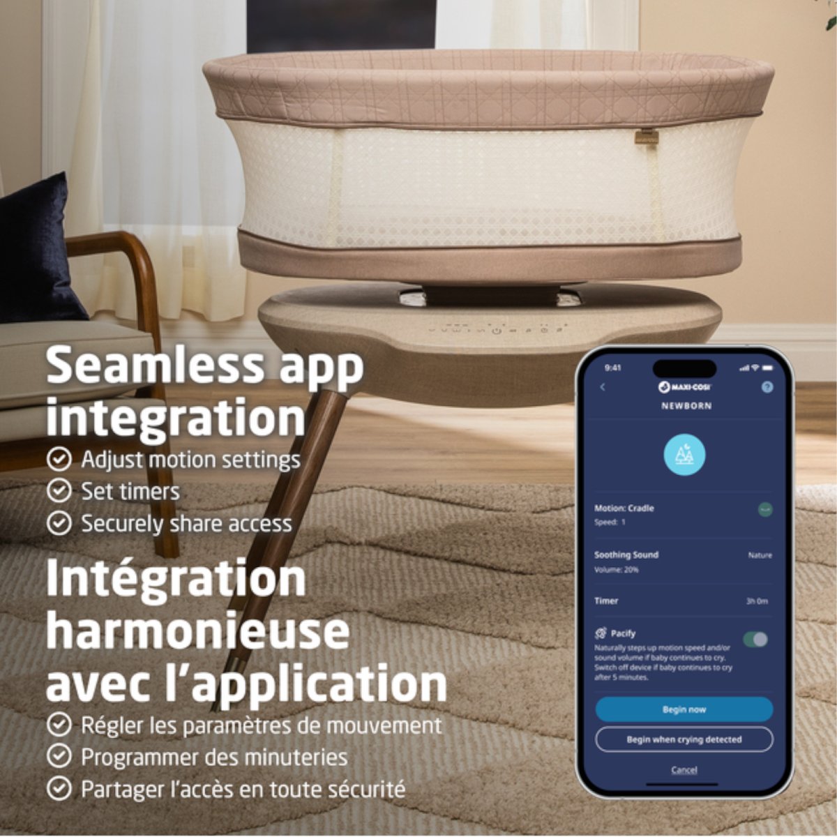 Starling Bassinet - Onyx Heritage