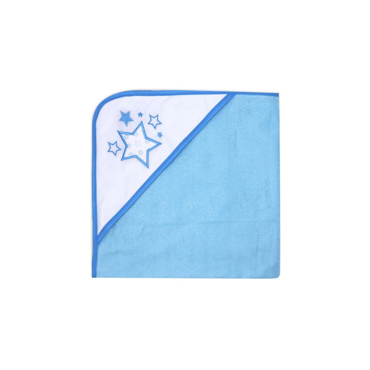 2 Pack Hooded Towel Set - Blue Stars