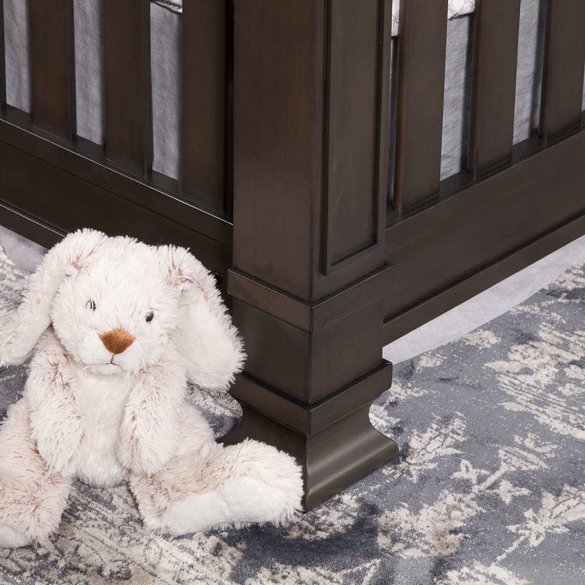 Tillen 4-In-1 Convertible Crib + Double Dresser + Nigh Stand - Truffle