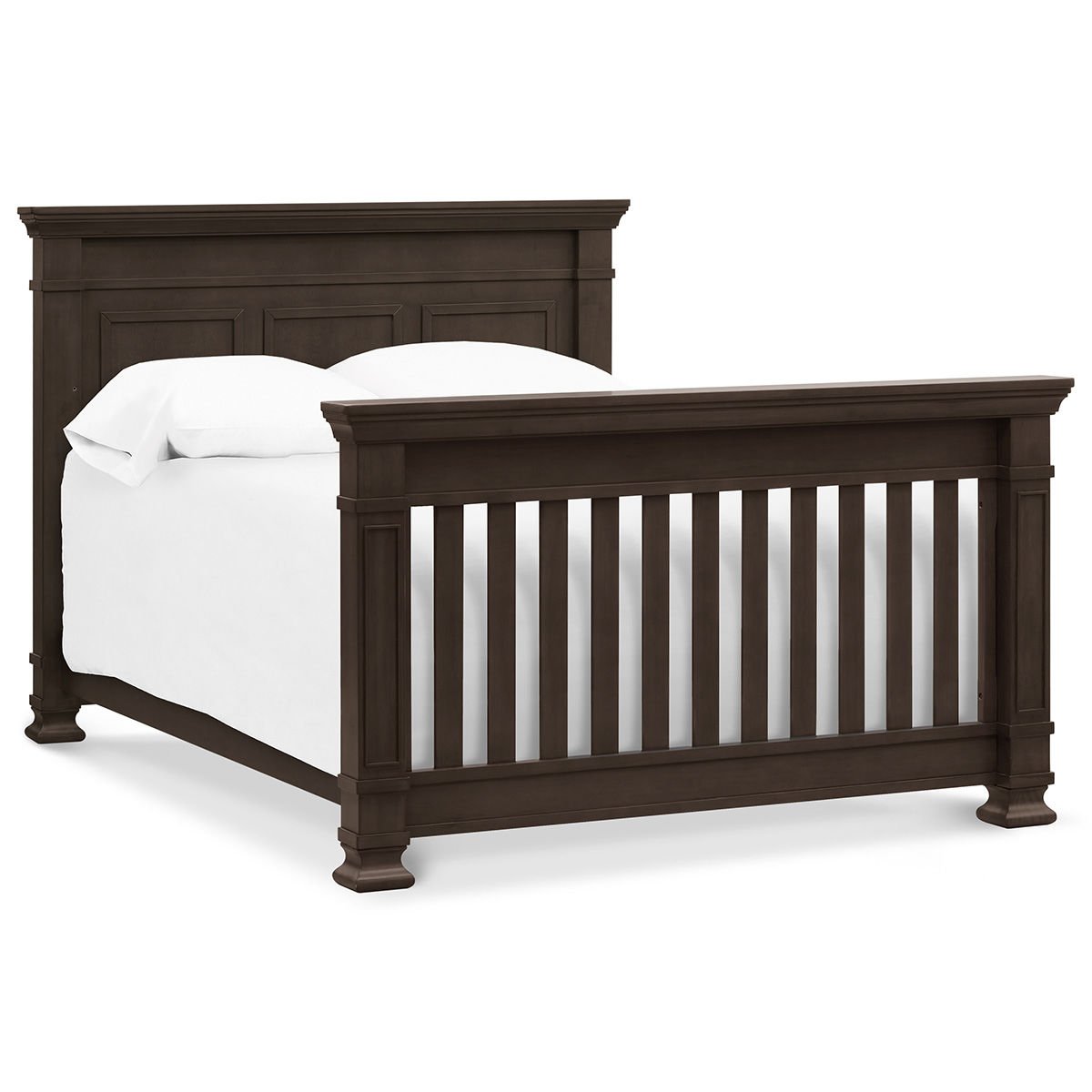 Tillen 4-In-1 Convertible Crib + Double Dresser + Nigh Stand - Truffle