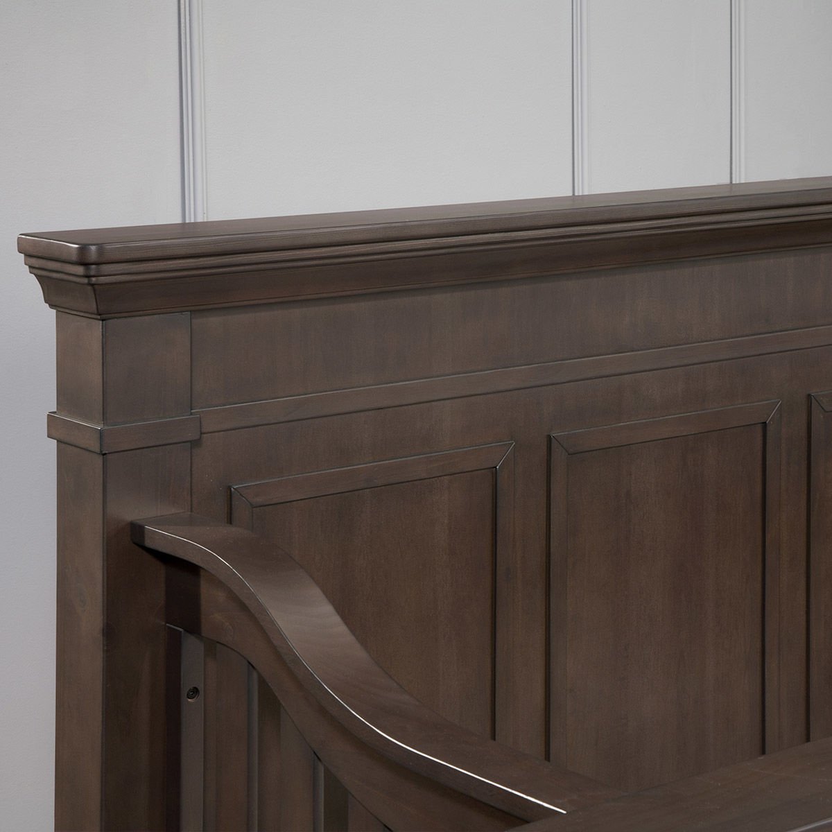 Tillen 4-In-1 Convertible Crib + Double Dresser + Nigh Stand - Truffle