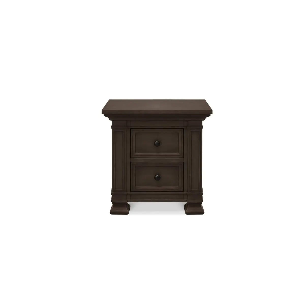 Tillen 4-In-1 Convertible Crib + Double Dresser + Nigh Stand - Truffle