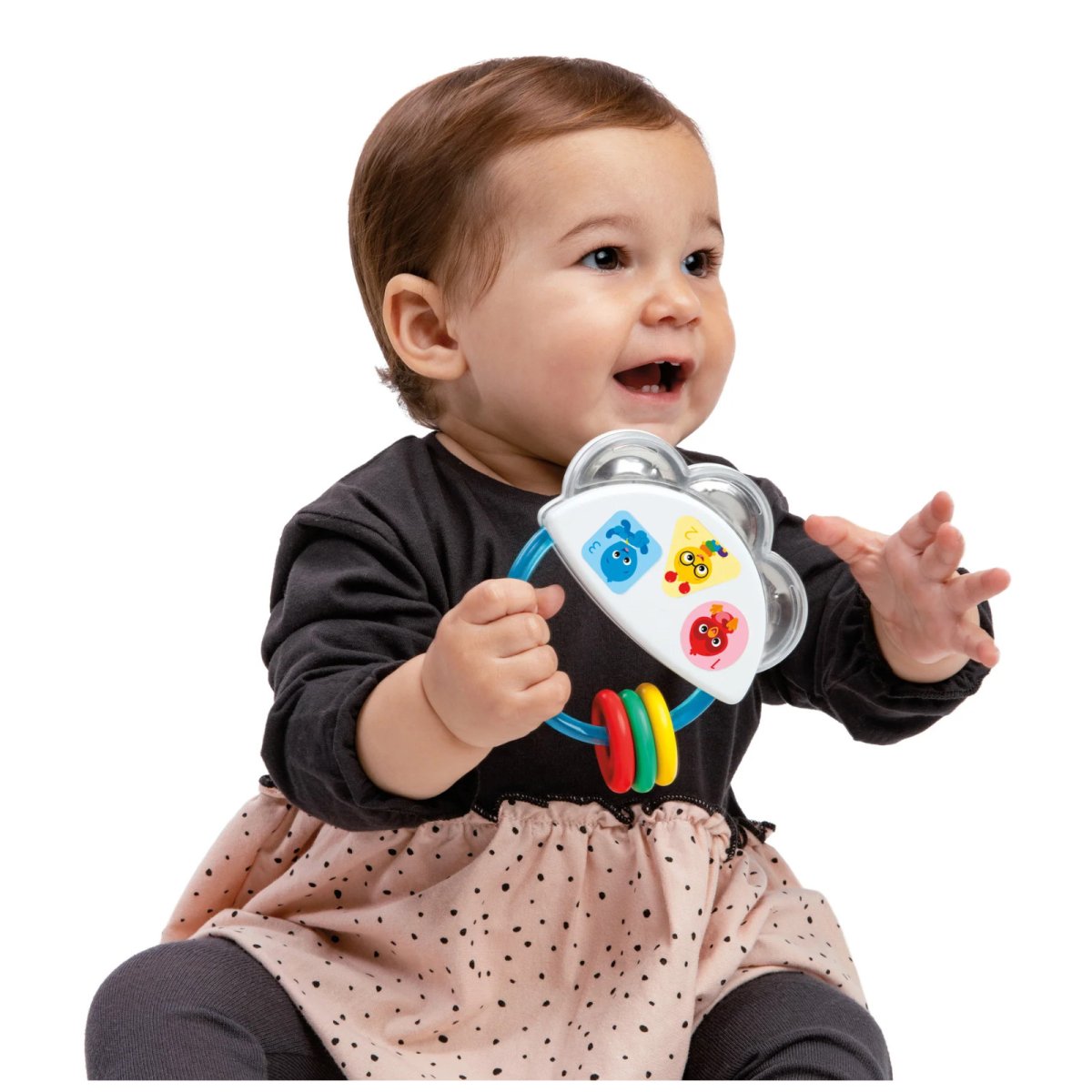 Tiny Tambourine Musical Toy Rattle