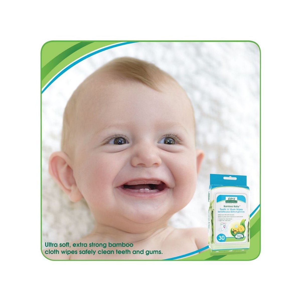 Bamboo Baby Tooth & Gum Wipes 30 Count