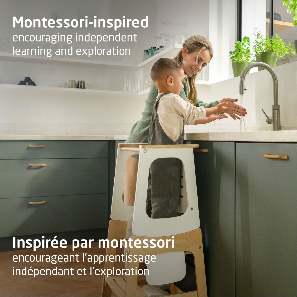 Toucan Learning Tower - Natural White