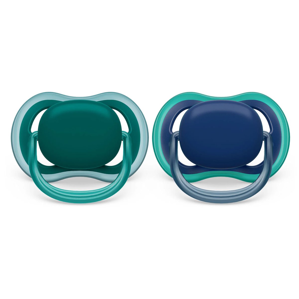 Ultra Air Pacifier 2 Pack - 6-18M - Opal/Blue
