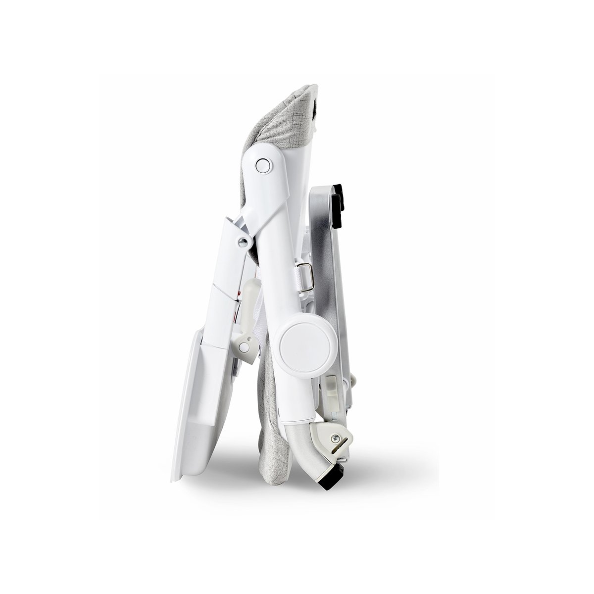 Booster White with Seat Pad - Shadow Grey