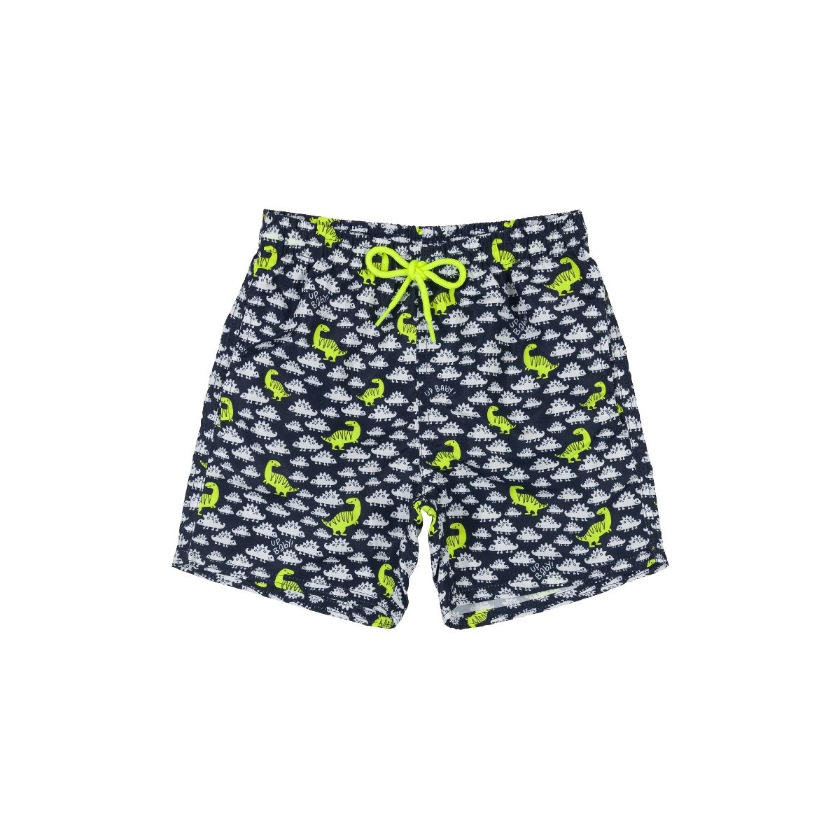 UV Protection Shorts - Neon Dino