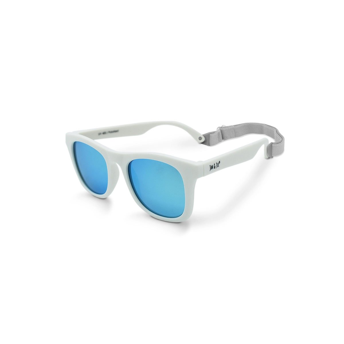 Urban Xplorer Glasses Mirrored Aurora Lenses - White