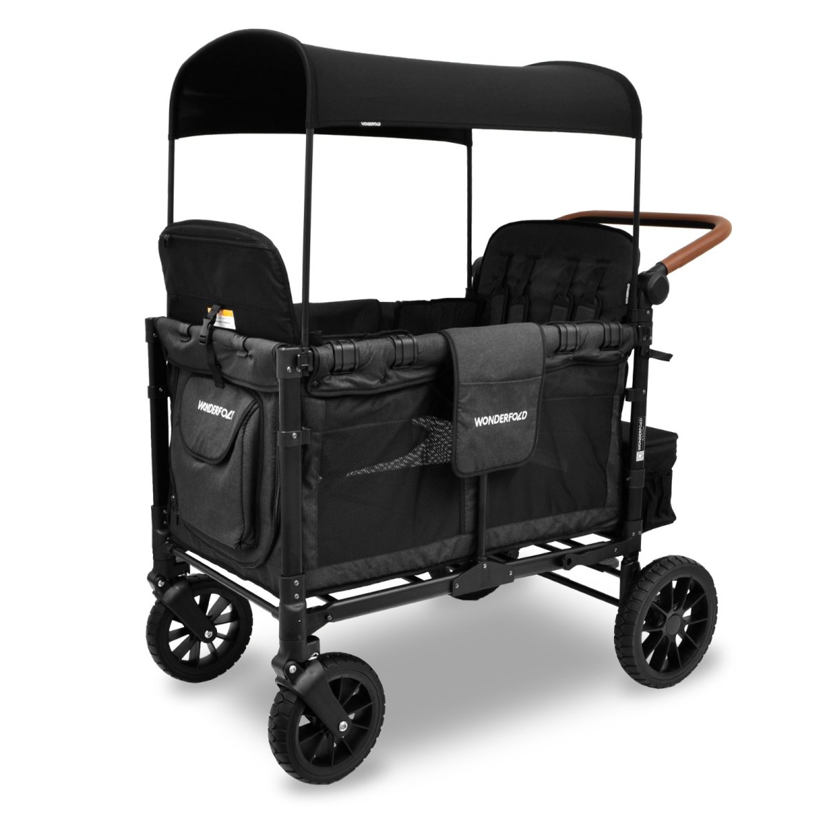 W4 LUXE Premium Quad Stroller - Volcanic Black