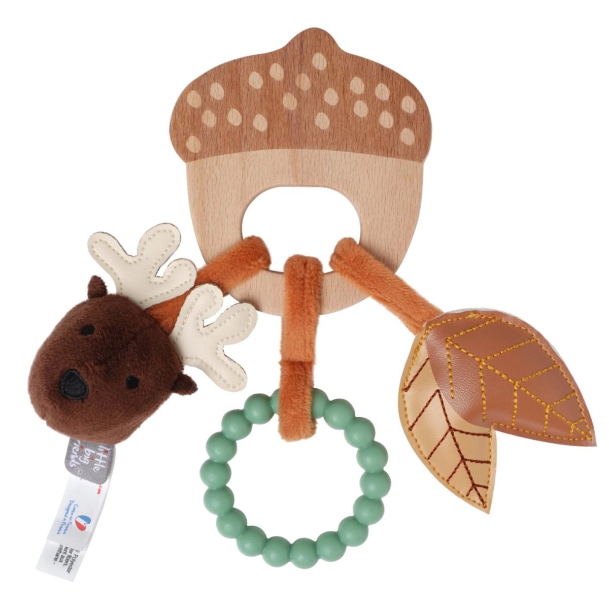 Wooden Rattle - Forest