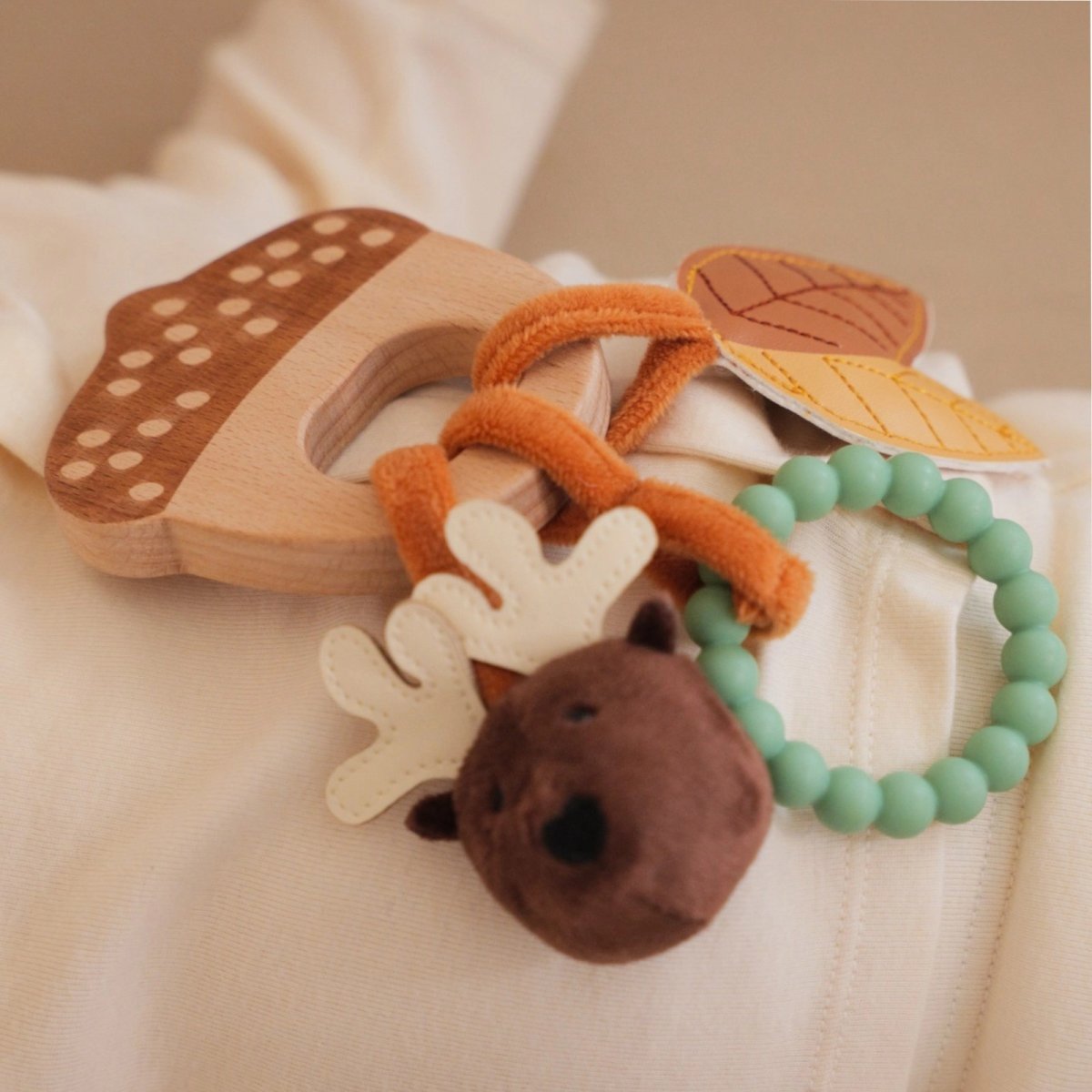 Wooden Rattle - Forest