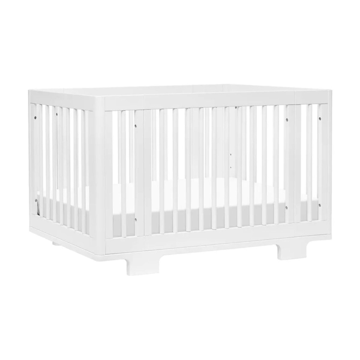 8 in 1 Convertible Crib with All Stages Conversion Kit - White