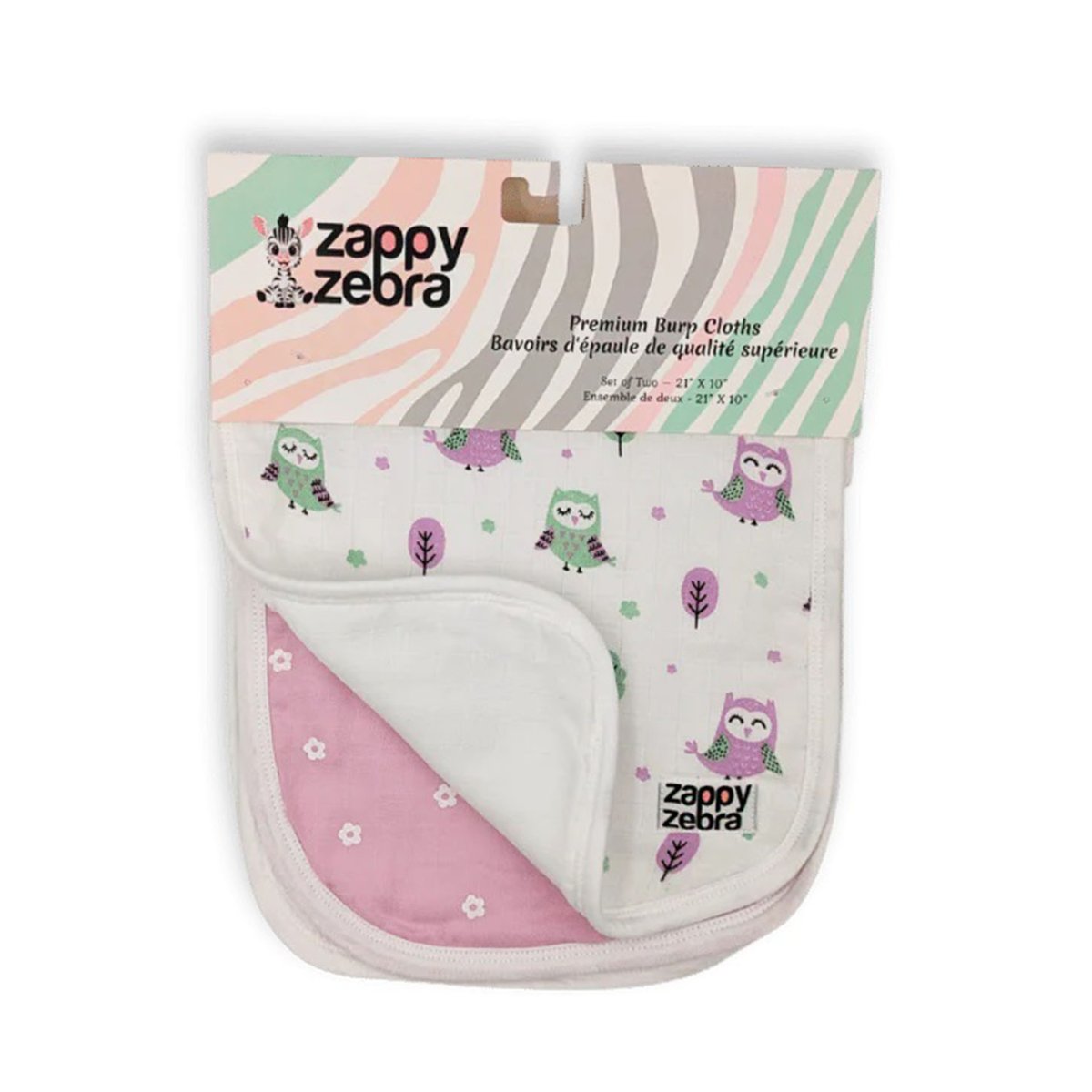 Burp Cloth Set - Lilac